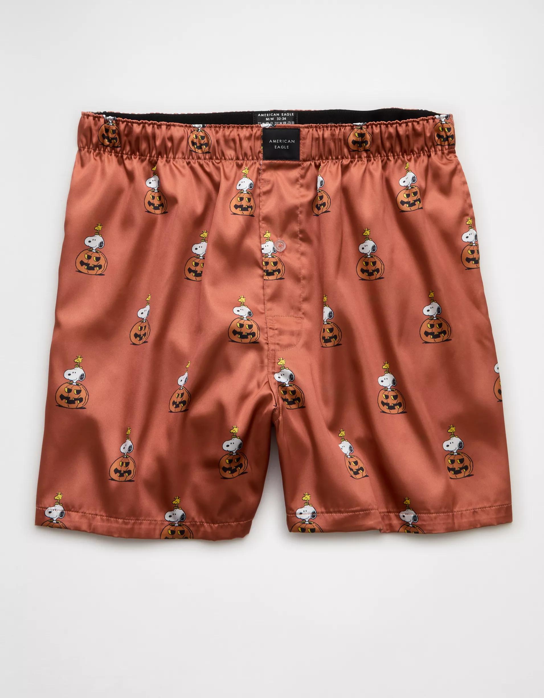 AEO Men's Solid Satin Pocket Boxer Short Product Image