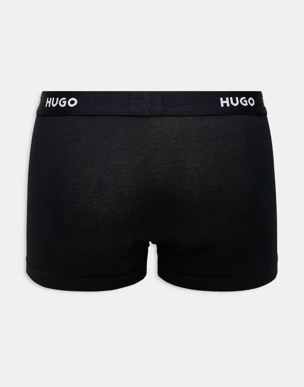 HUGO Bodywear 3 pack boxer briefs in black Product Image