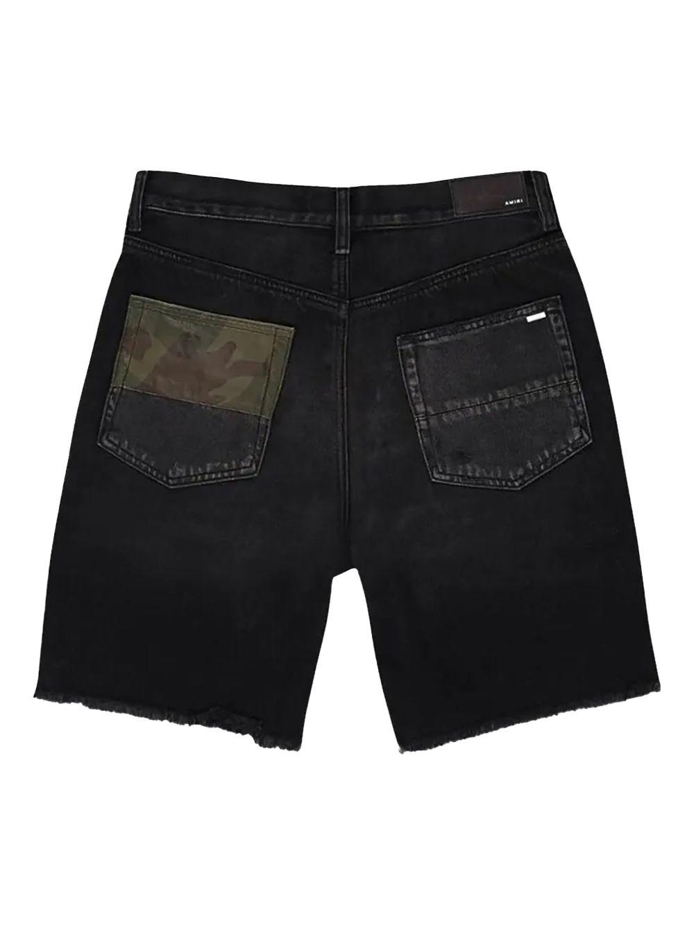 distressed-effect denim shorts Product Image