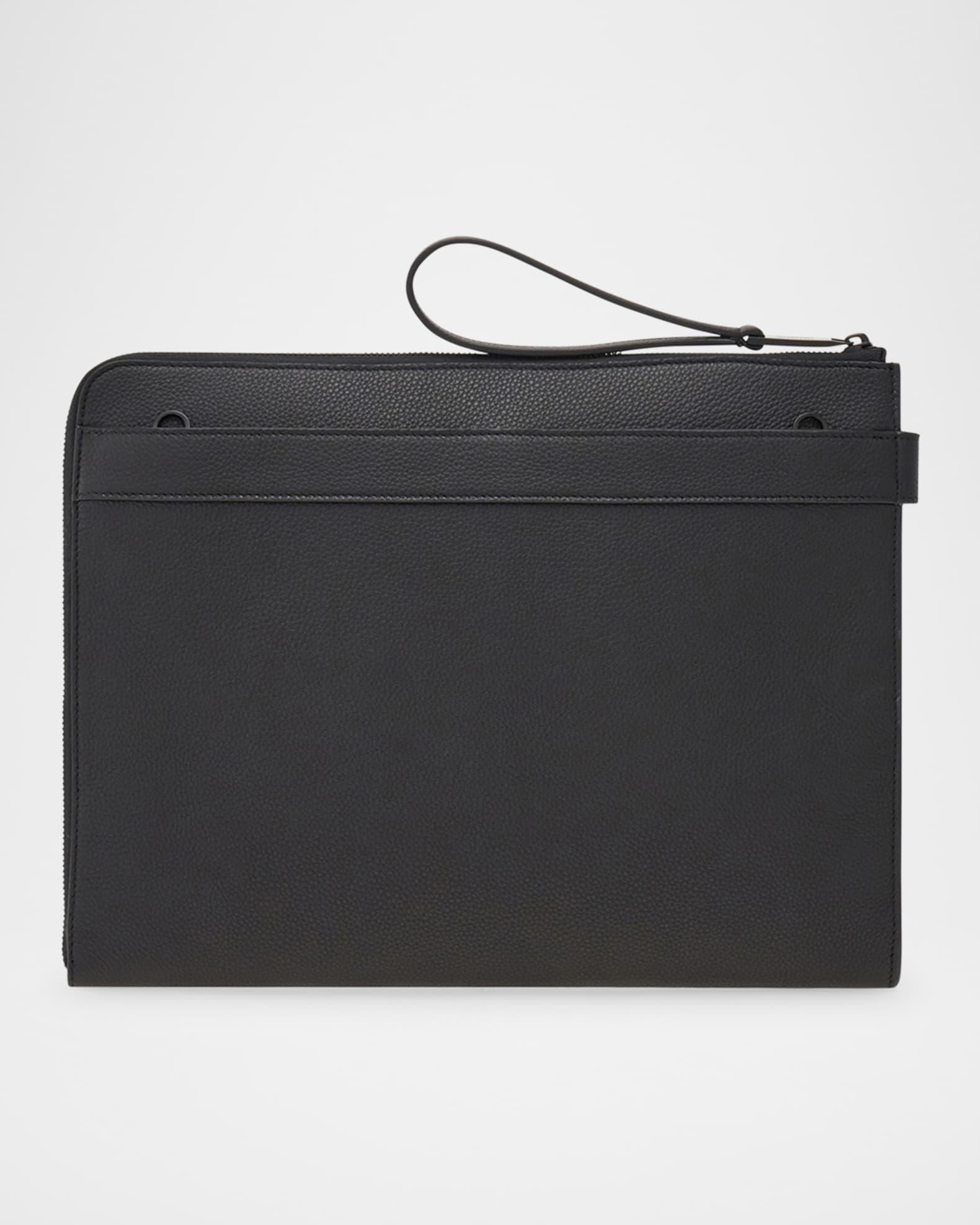 Men's Twins Leather Zip Pouch Product Image