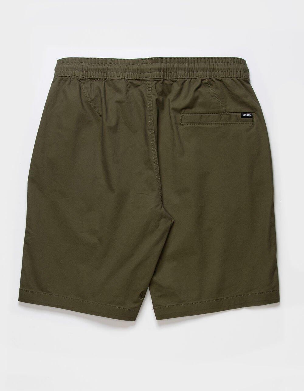 VOLCOM Cleaver Elastic Waist Mens Walkshorts - MILITARY Product Image
