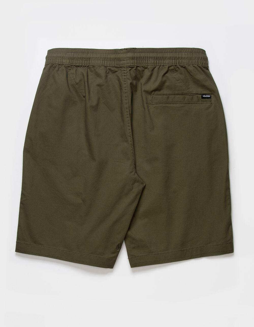 VOLCOM Cleaver Elastic Waist Mens Walkshorts - MILITARY Product Image