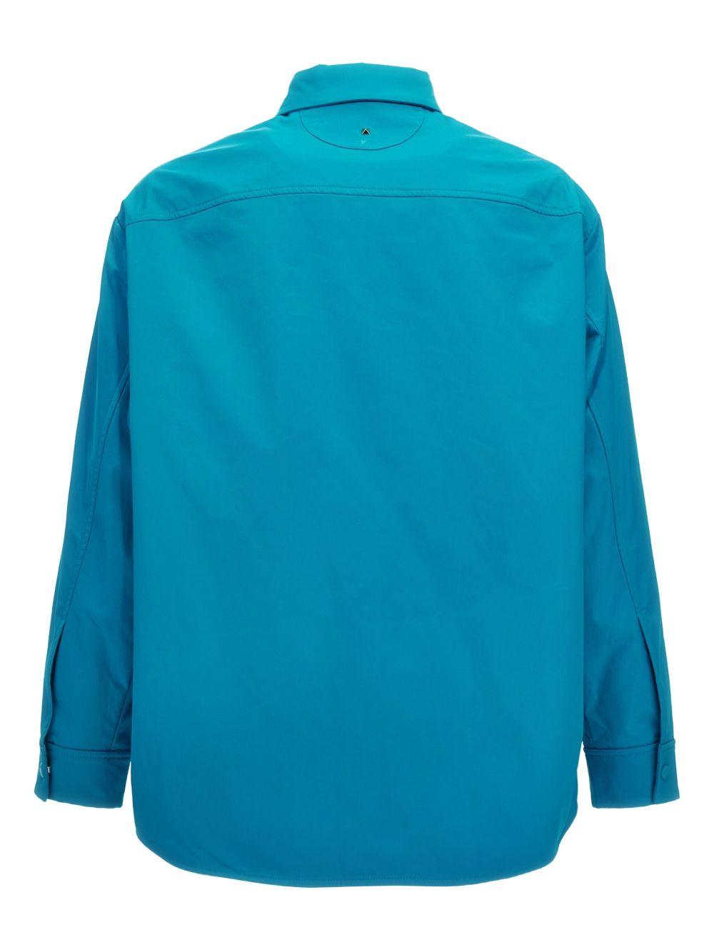 studded-collar shirt Product Image