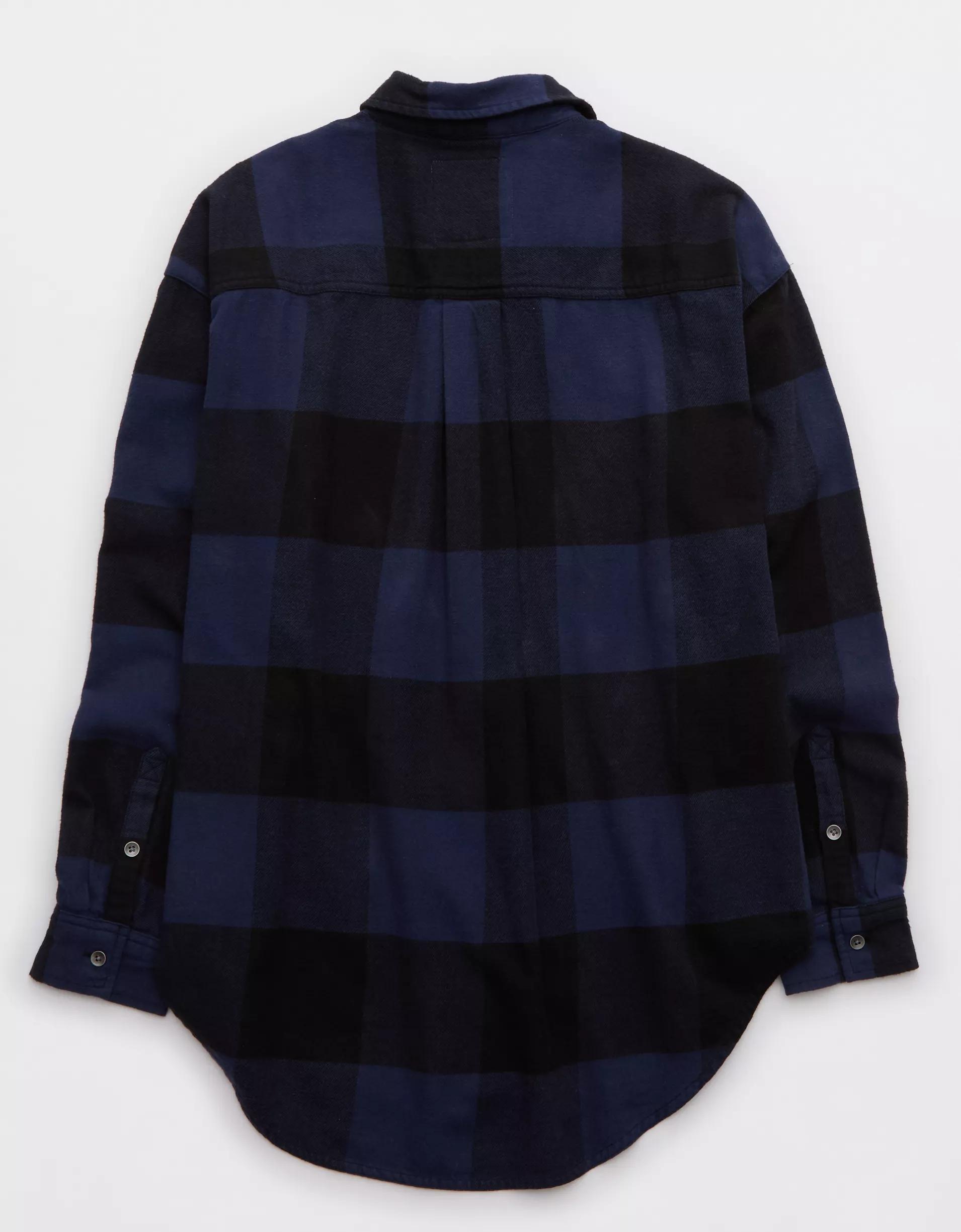 Aerie Anytime Fave Flannel Shirt Product Image
