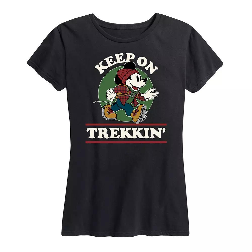 Disney's Mickey Mouse Women's Keep On Trekkin' Graphic Tee,  Product Image