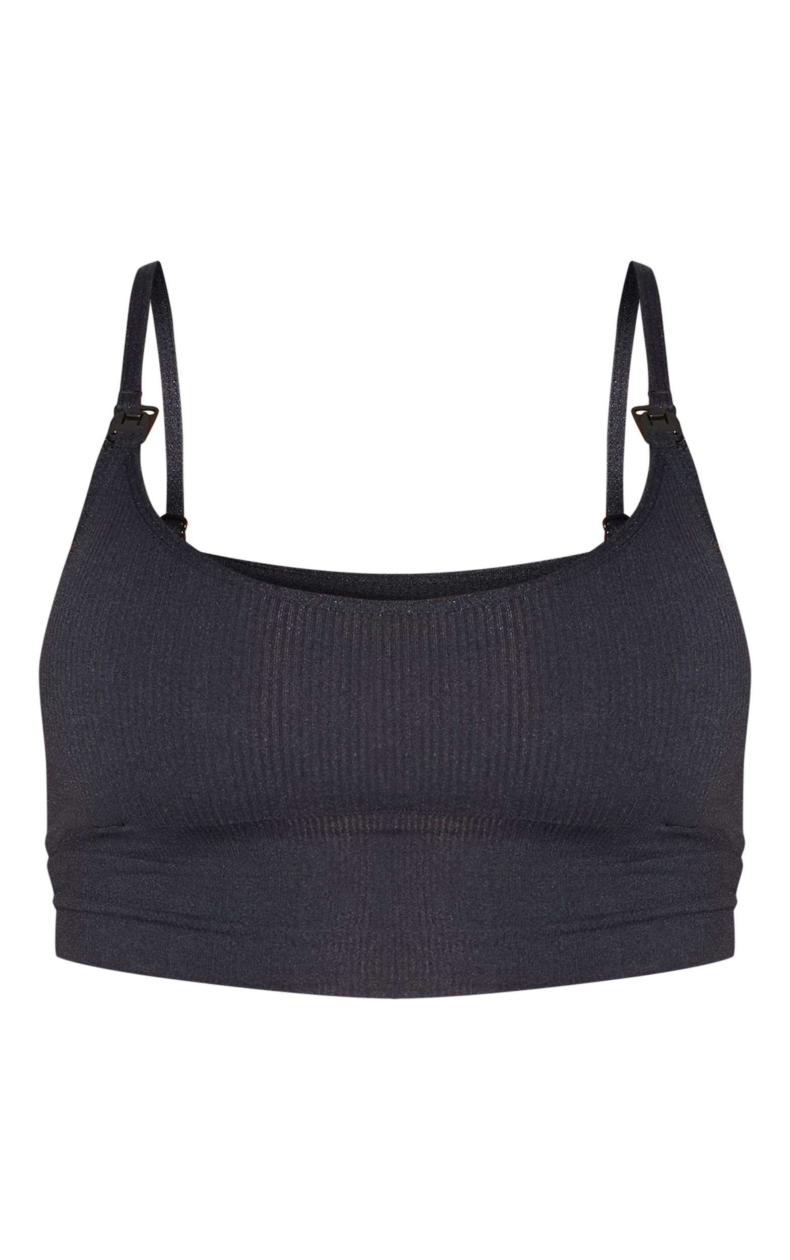 Maternity Black Bump Support Seamless Panties Product Image