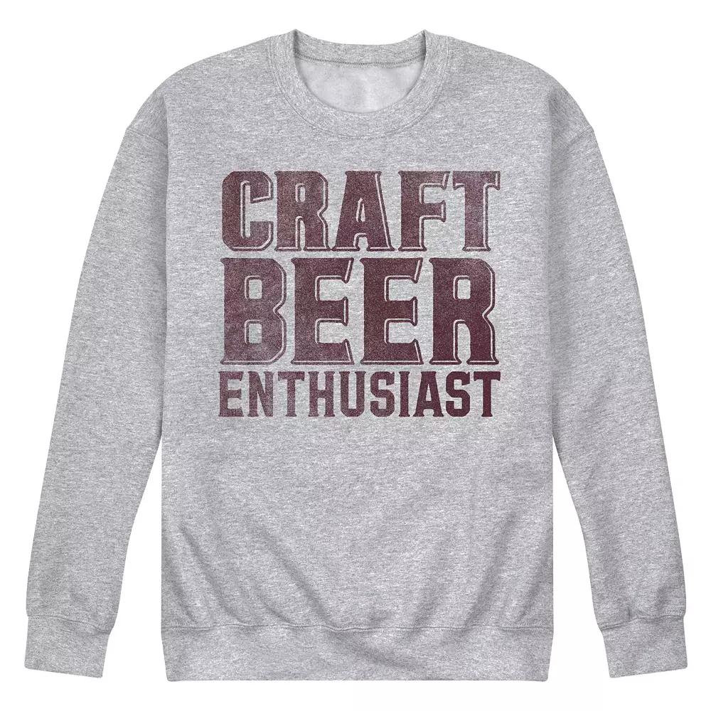 Men's Craft Beer Enthusiast Sweatshirt,  Product Image