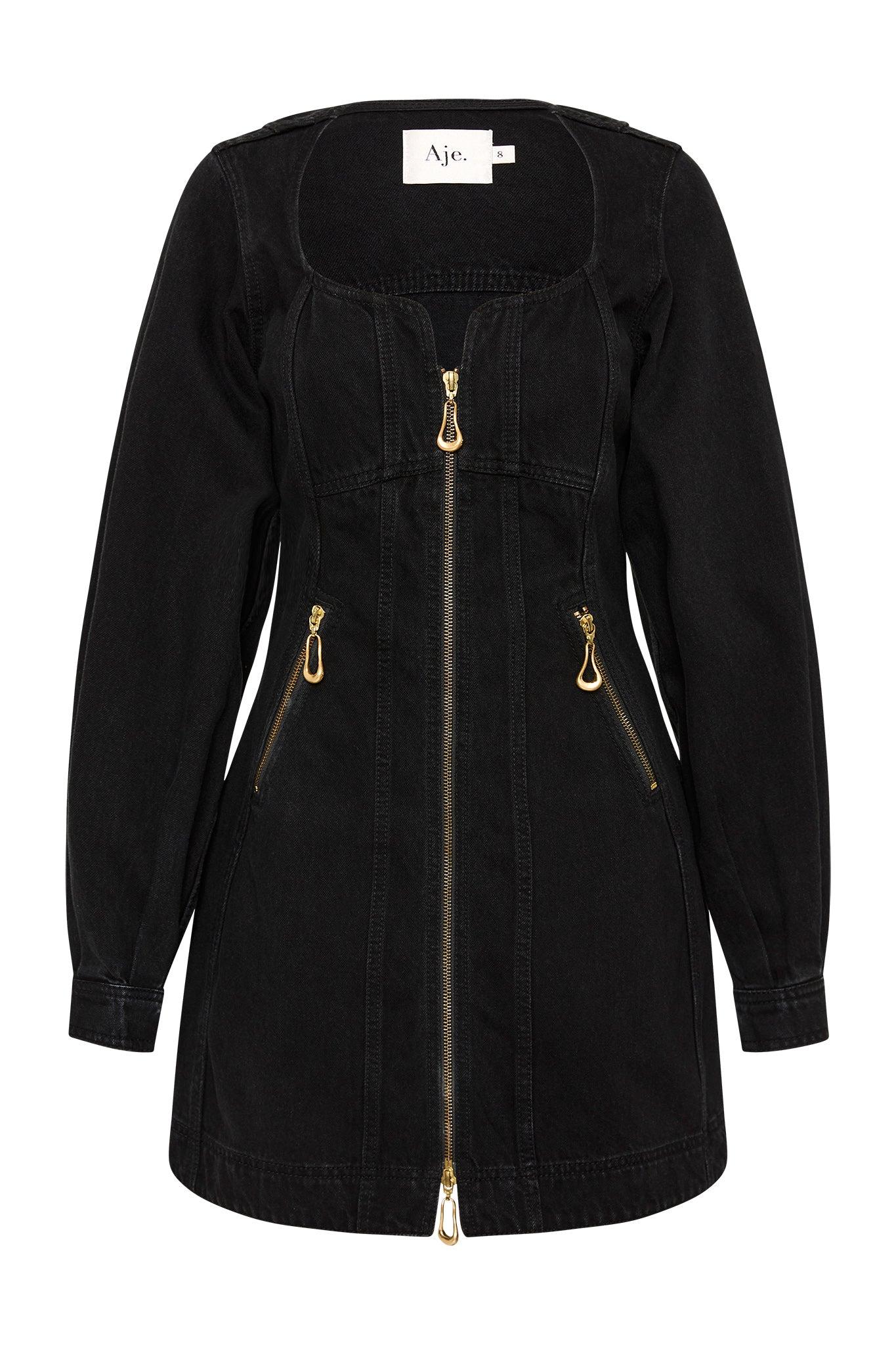 Willa Denim Mini Dress Product Image