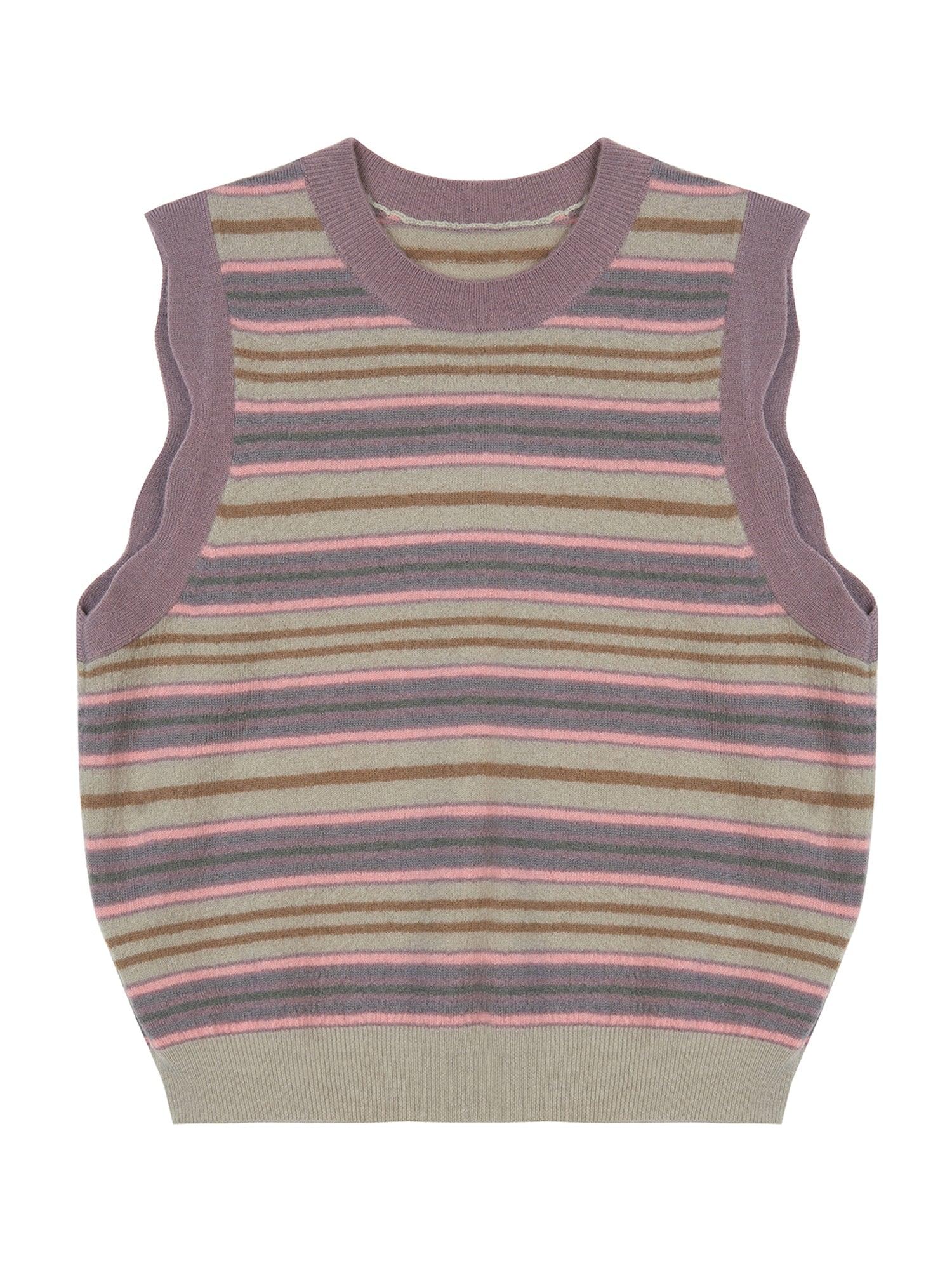 JNBY Striped Knitted Vest Product Image