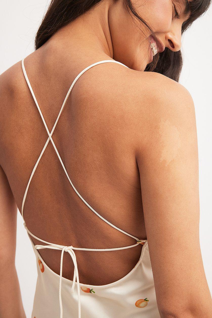 Strap Detail Open Back Dress Product Image