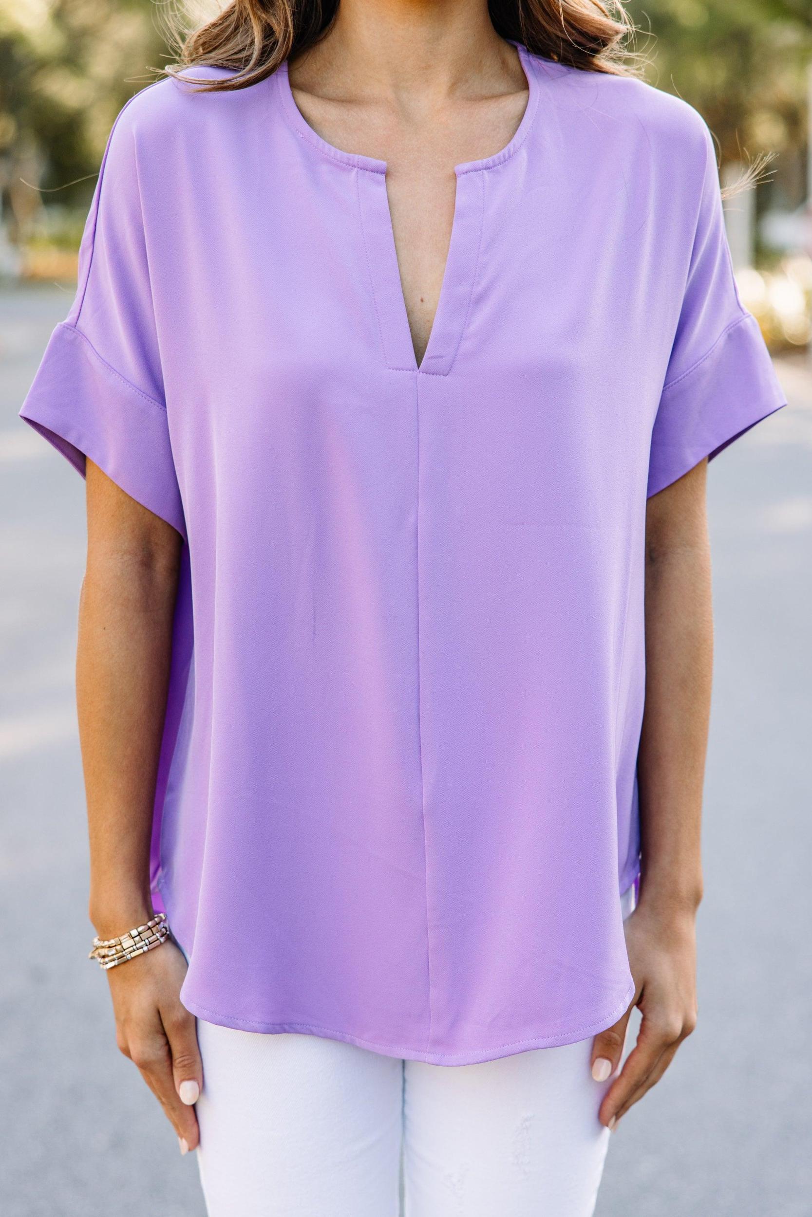 This Is Why Lavender Purple Top Female Product Image