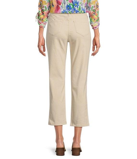 Code Bleu Chelsea High-Rise Straight Leg Micro Snap Hem Jeans Product Image