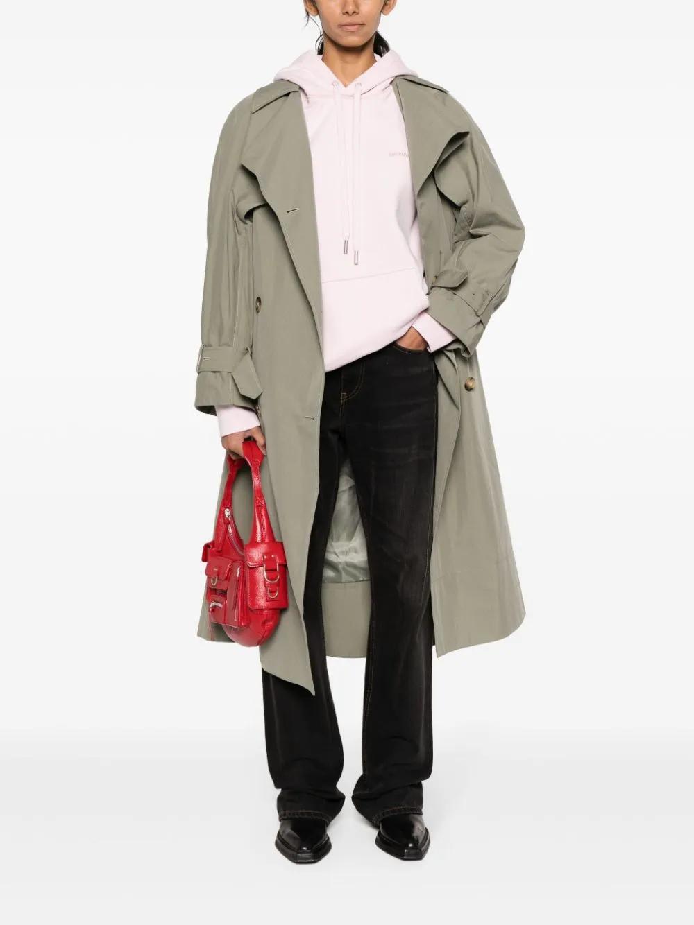 logo-embroidered cotton hoodie Product Image