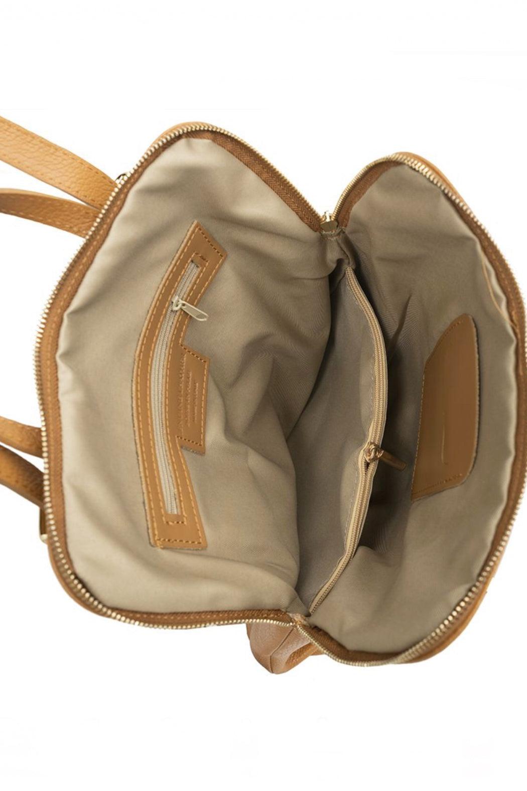 Leather Zipper Backpack Product Image