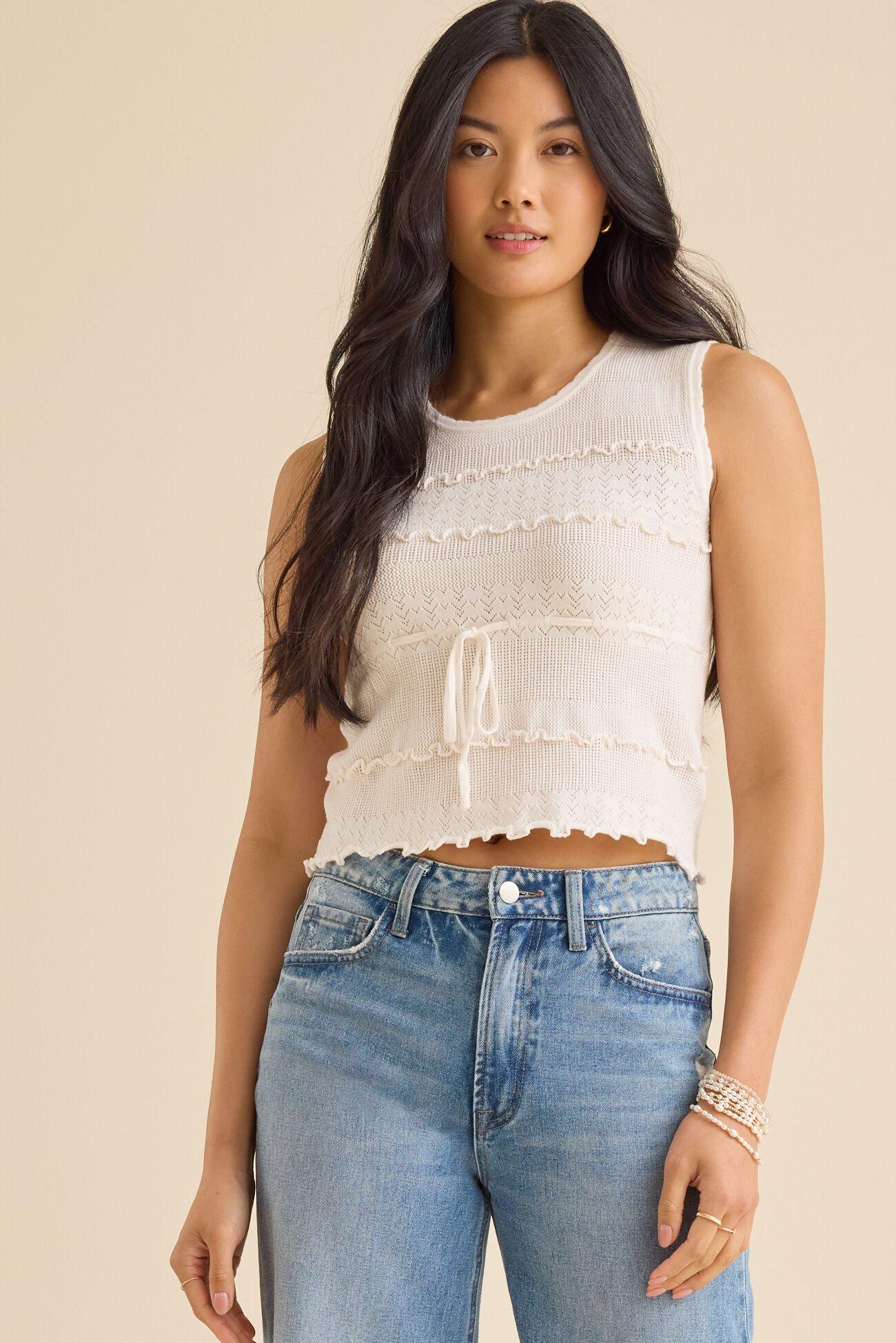 Scottie Pointelle Vest Product Image