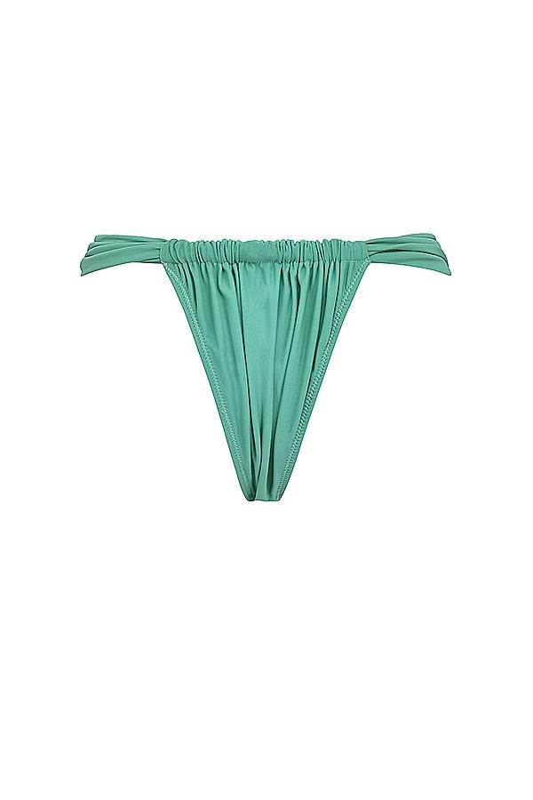 Athens  eucalyptus gathered high leg bikini bottom Product Image