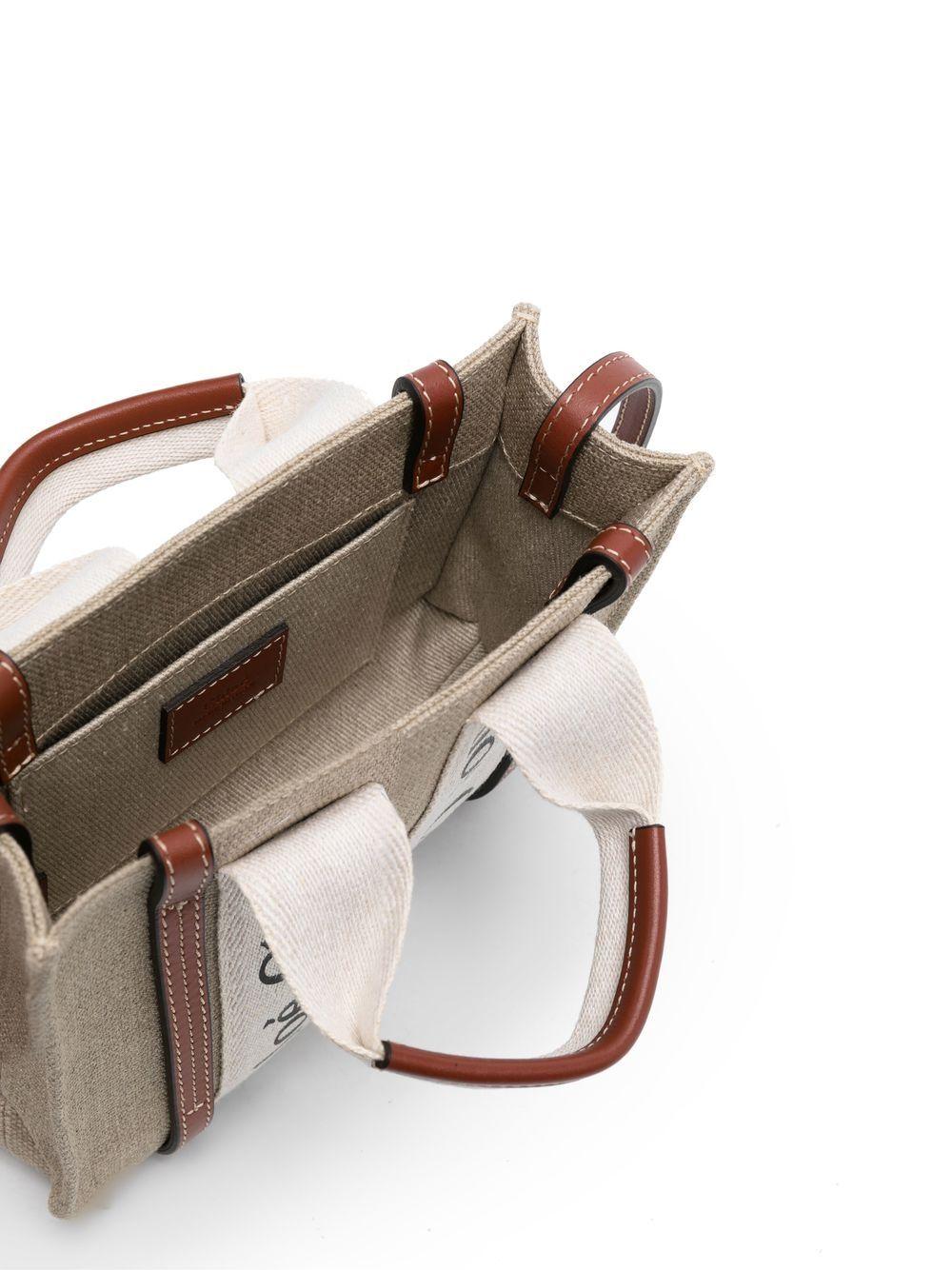 Woody linen tote bag Product Image