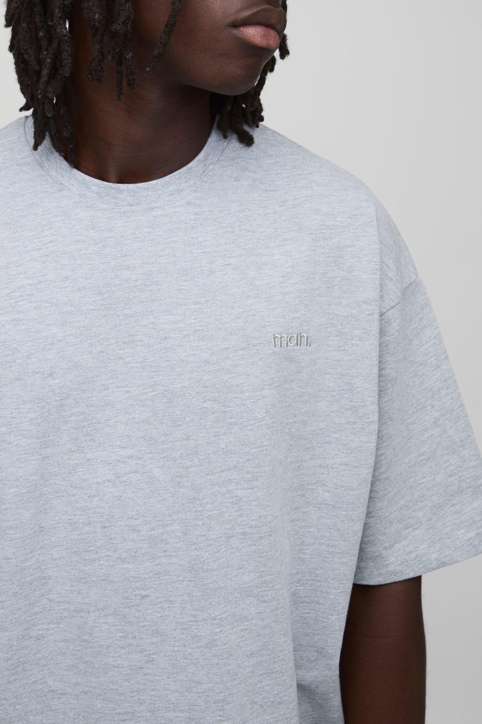 MAN. Oversized Boxy Crew Neck T-shirt | boohooMAN USA Product Image