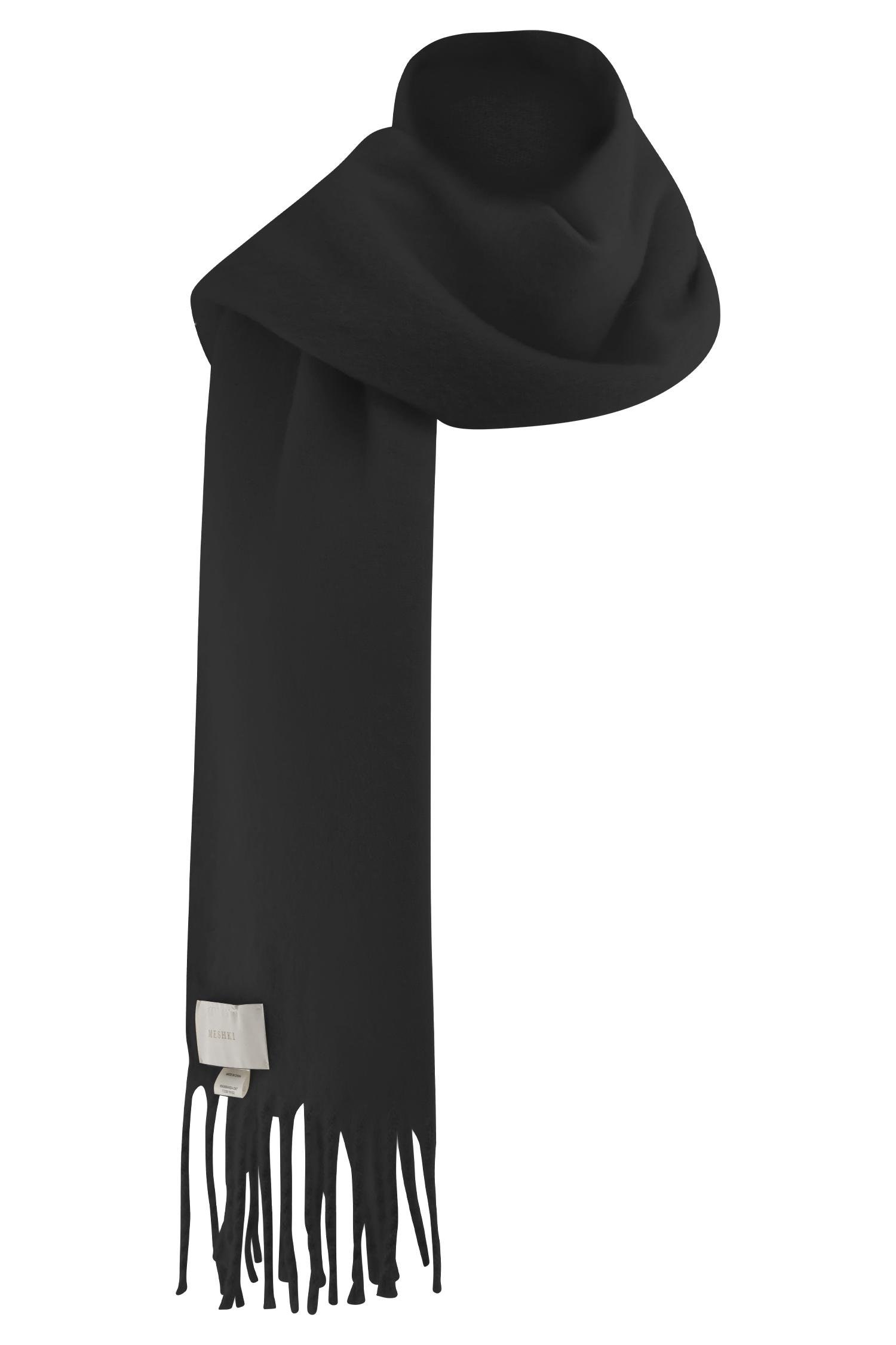 MESHKI Knit Scarf - Charcoal Marle Product Image