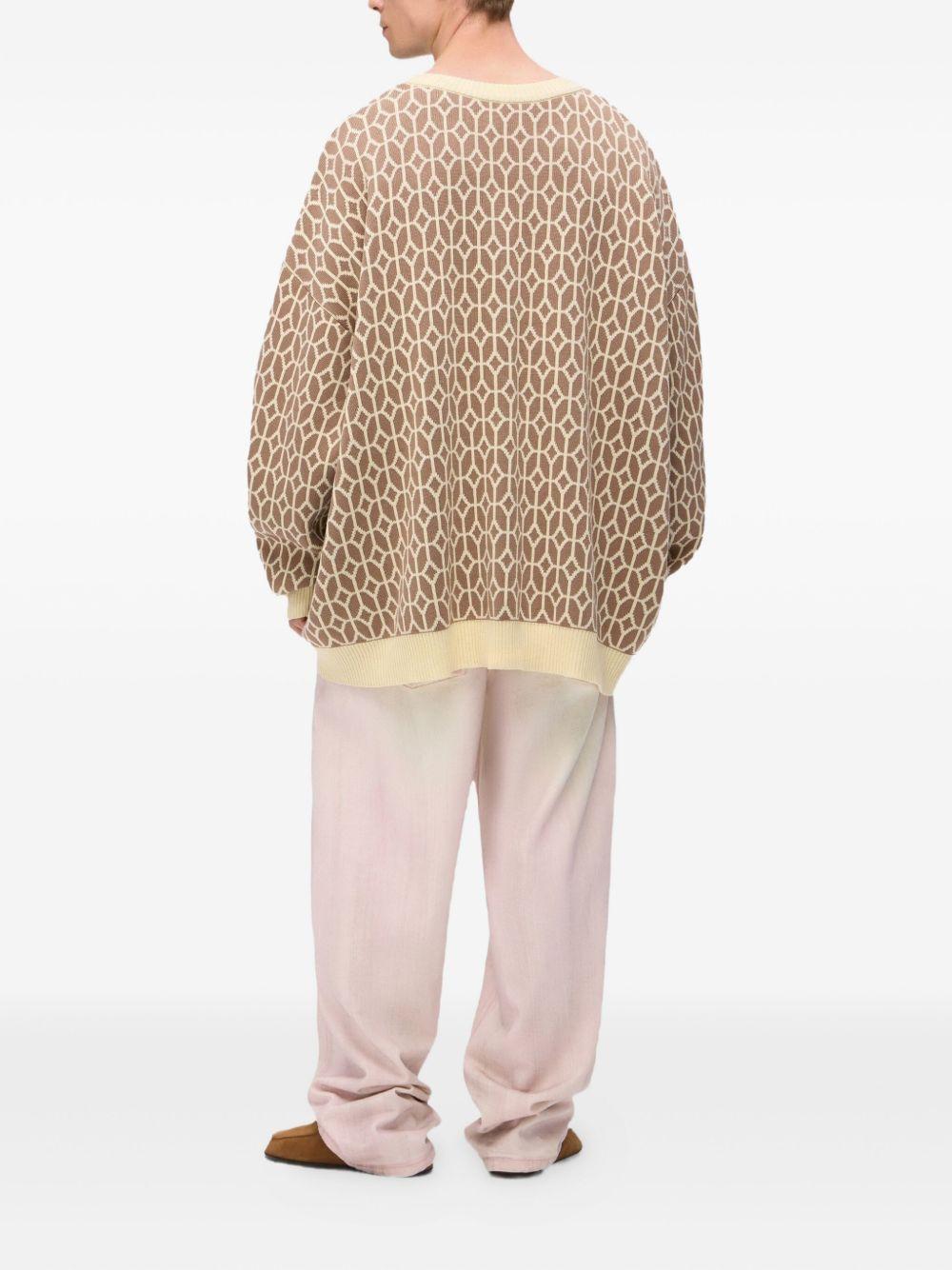 geometric-pattern sweater Product Image