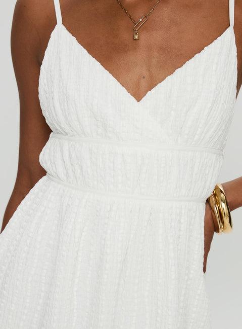 All Too Well Mini Dress White Product Image