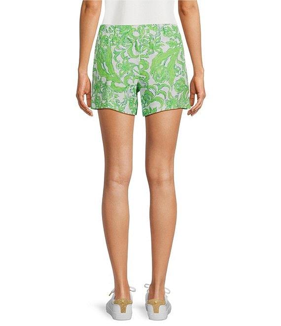 Lilly Pulitzer Lilo Daffodil Hill Print Mid-Rise Pull-On Shorts Product Image