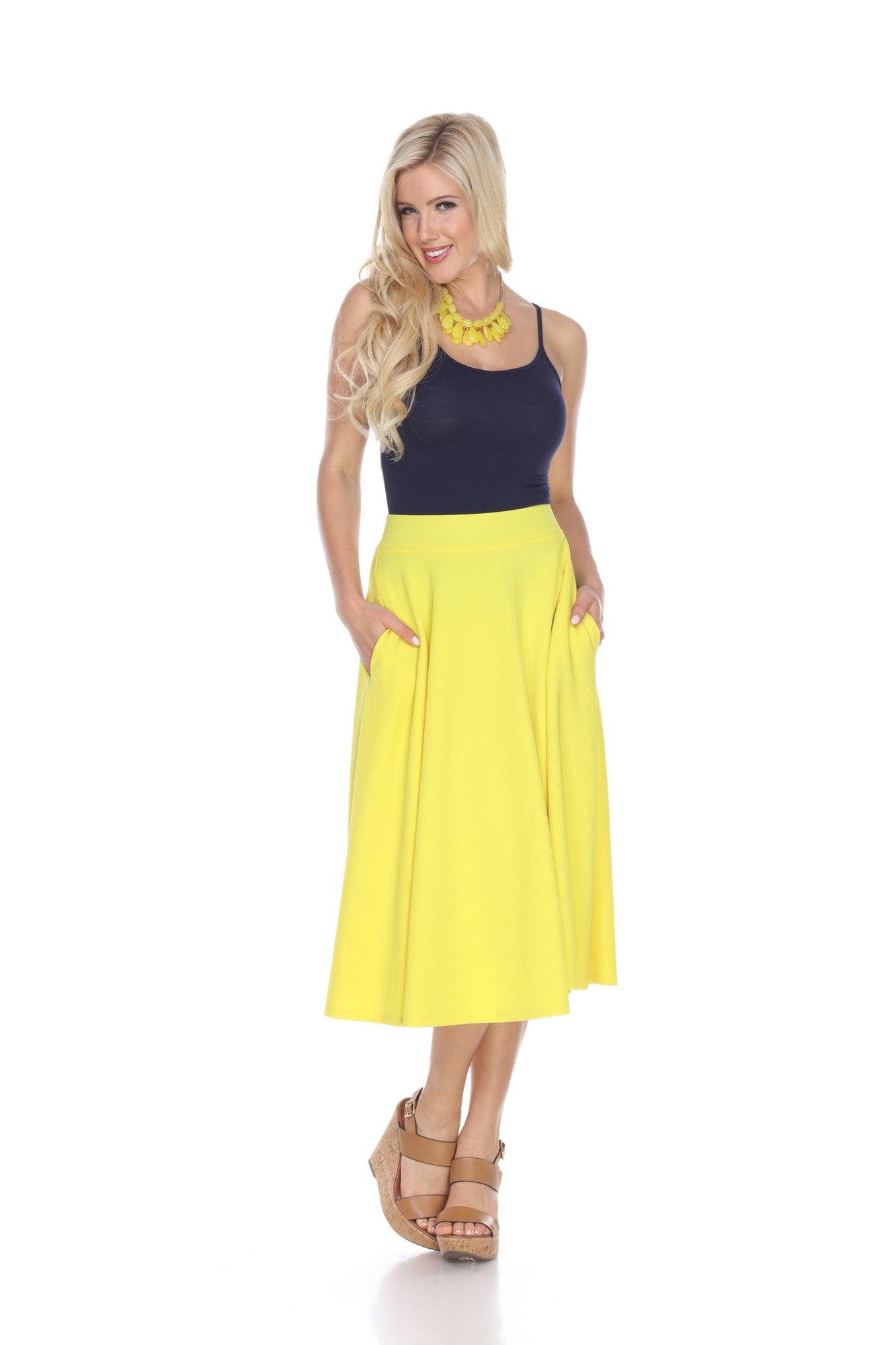 Tasmin Flare Midi Skirts Product Image