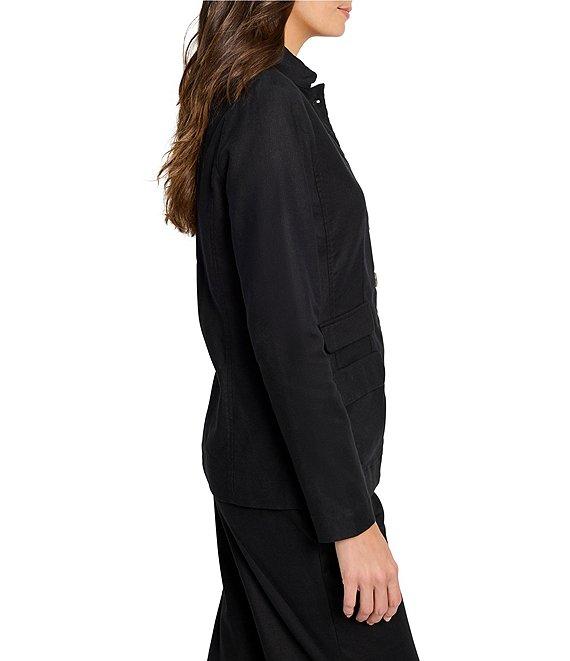 NIC + ZOE Ava Linen Notch Collar Long Sleeve Blazer Product Image
