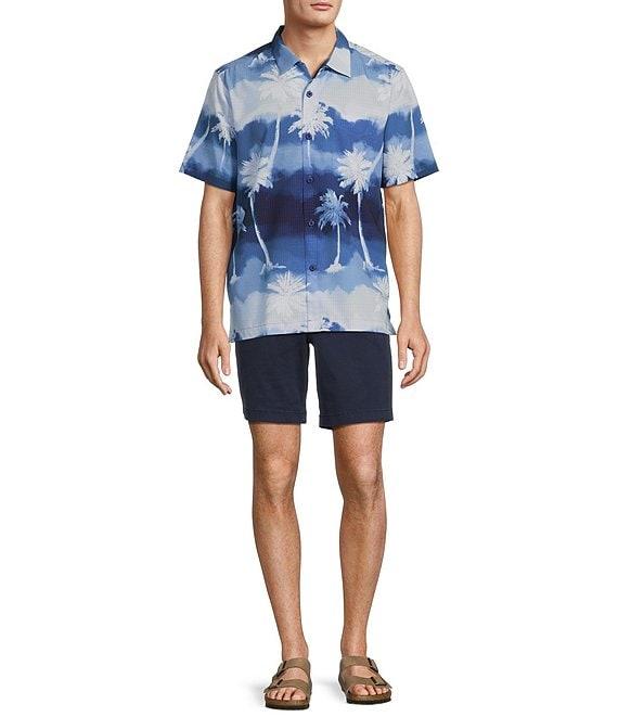 Tommy Bahama Veracruz Cay Palm Showers Short Sleeve Woven Camp Shirt Product Image