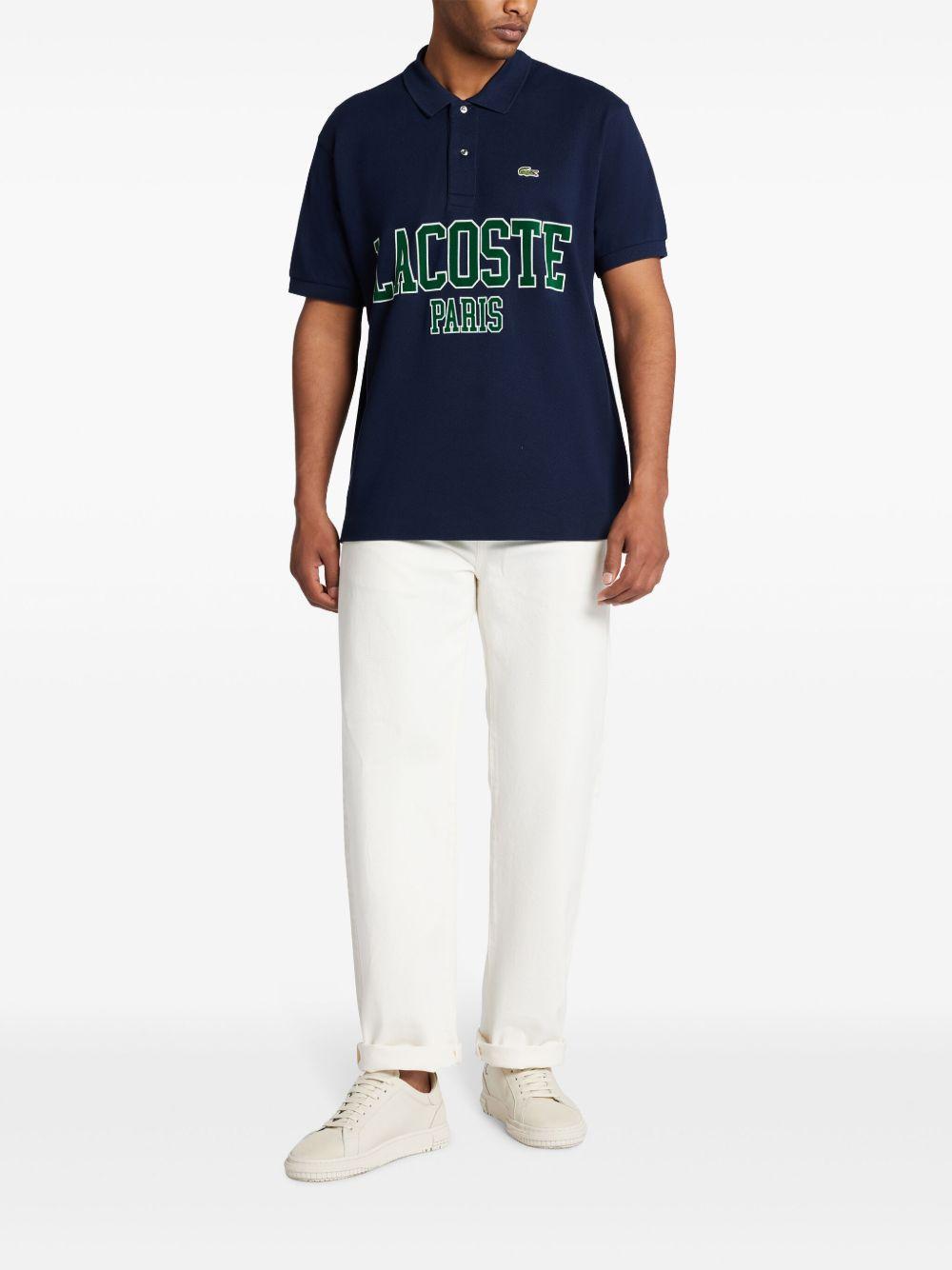 logo-appliqué polo shirt Product Image