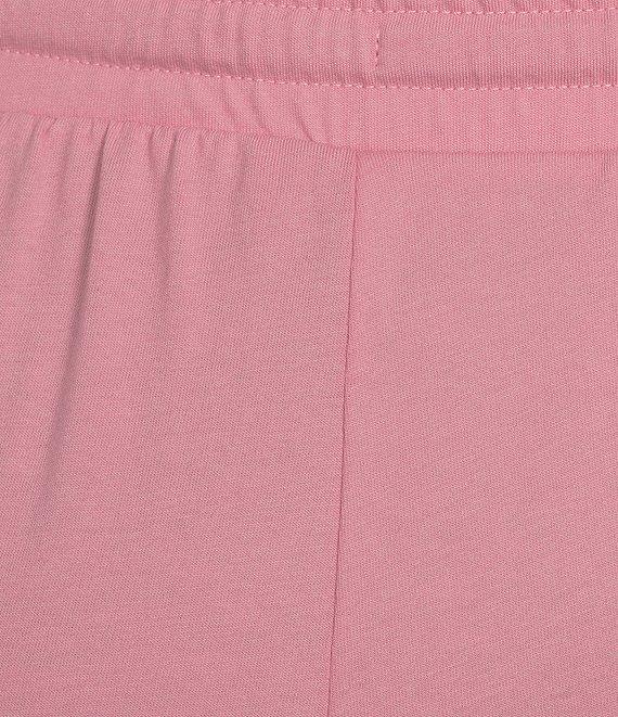 N by Natori Solid Knit Drawstring Tie Waist Side Pocket Coordinating Cropped Lounge Pant Product Image