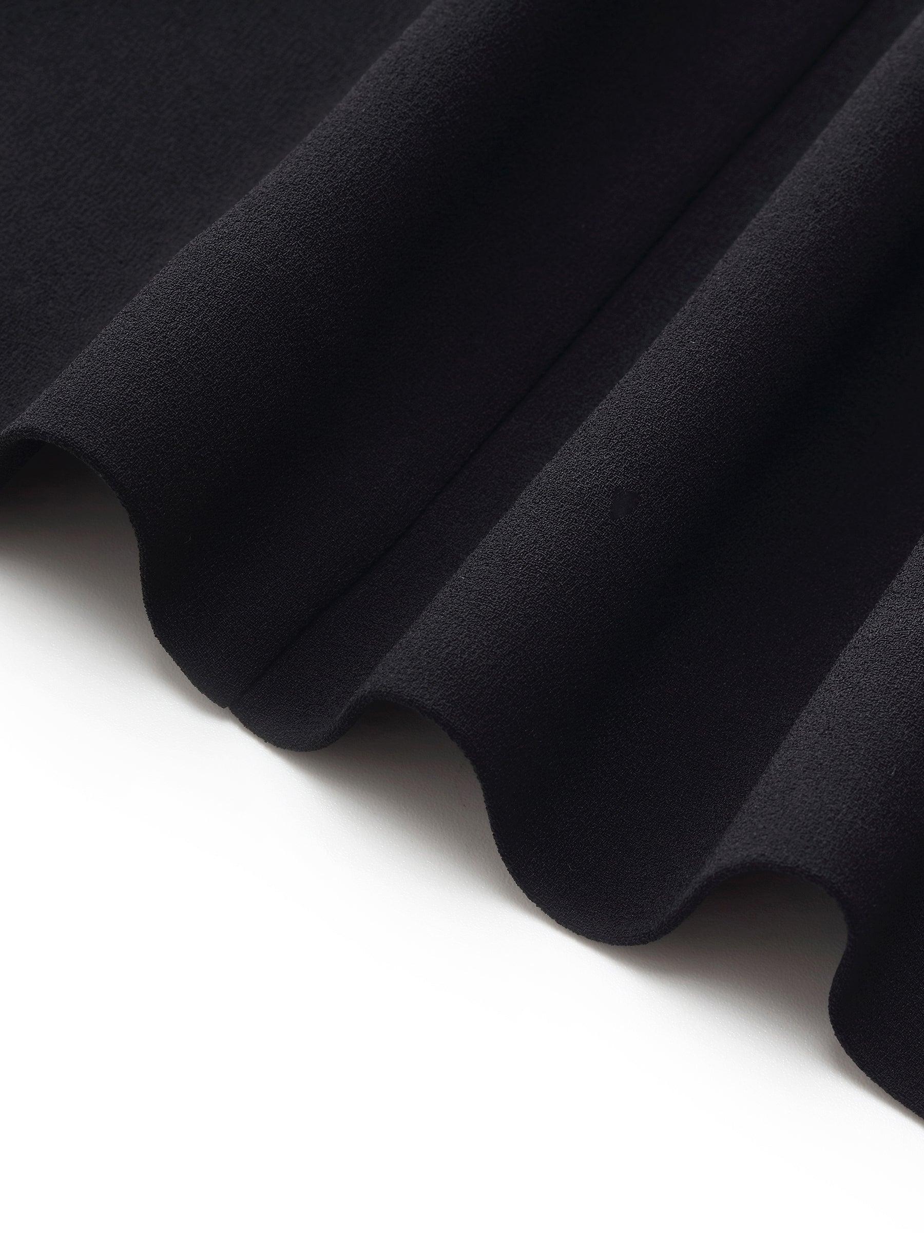 Triacetate Blend V-Neck Women Gathered Waist Midi Dress Product Image