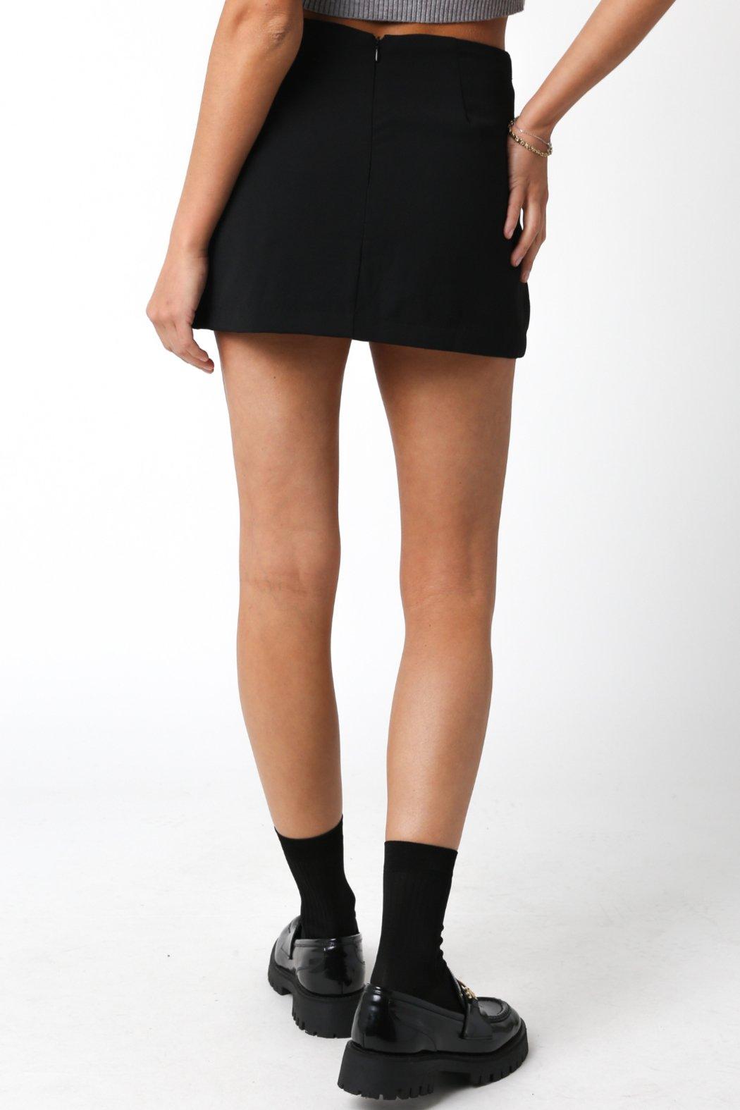Solid Slit Skort Product Image