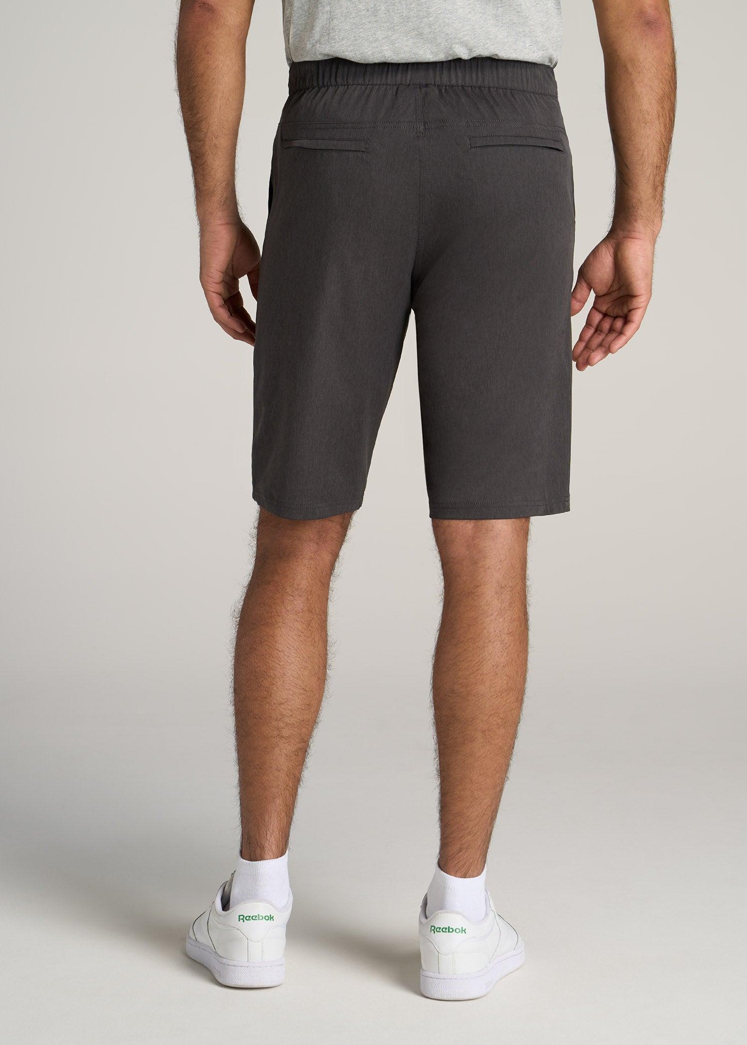 Hybrid Shorts for Tall Men in Anthracite Mix Male Product Image