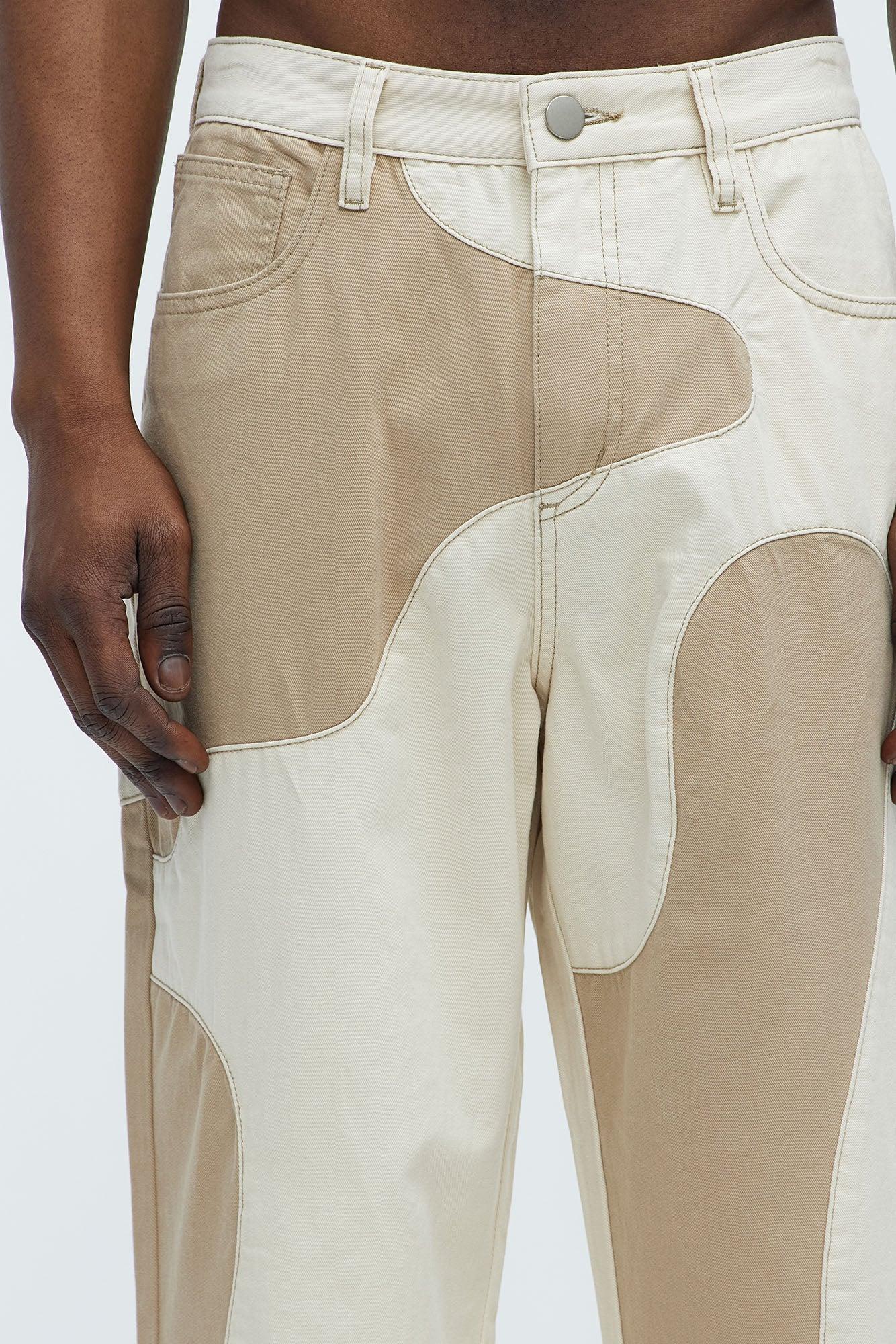 Lava Straight Pants - Cream/combo Product Image