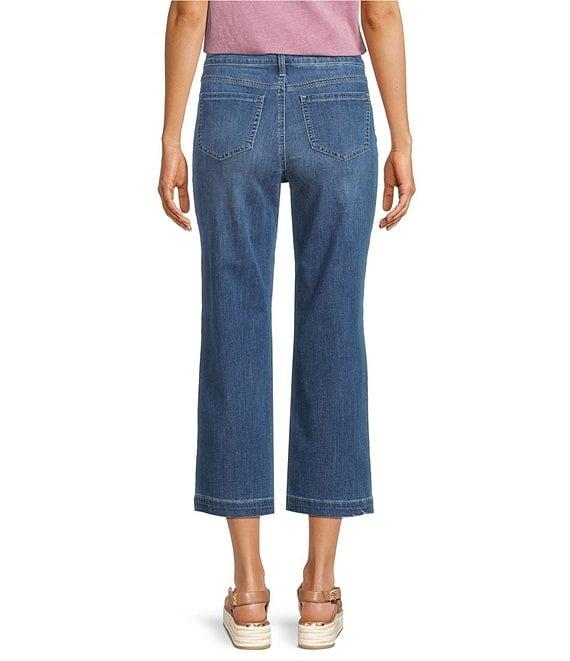 NYDJ Relaxed Piper Button Front Crop Jeans Product Image
