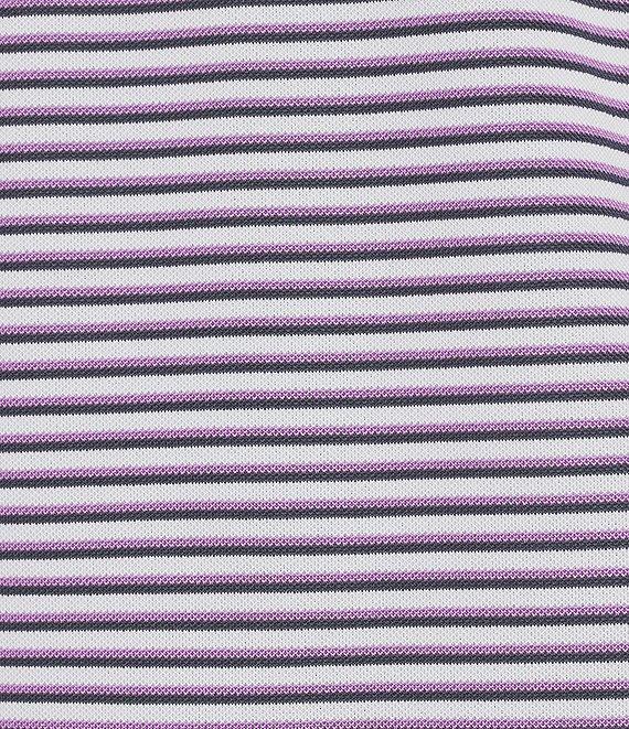 Cremieux Blue Label Performance Stretch Striped Short Sleeve Polo Shirt Product Image