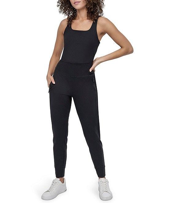 DKNY Sport by Donna Karan Ballance Compression Locking Zipper Pockets Pull-On Joggers Product Image