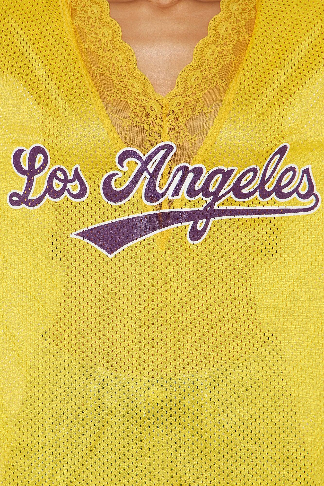 Team LA Jersey Tee - Yellow Product Image