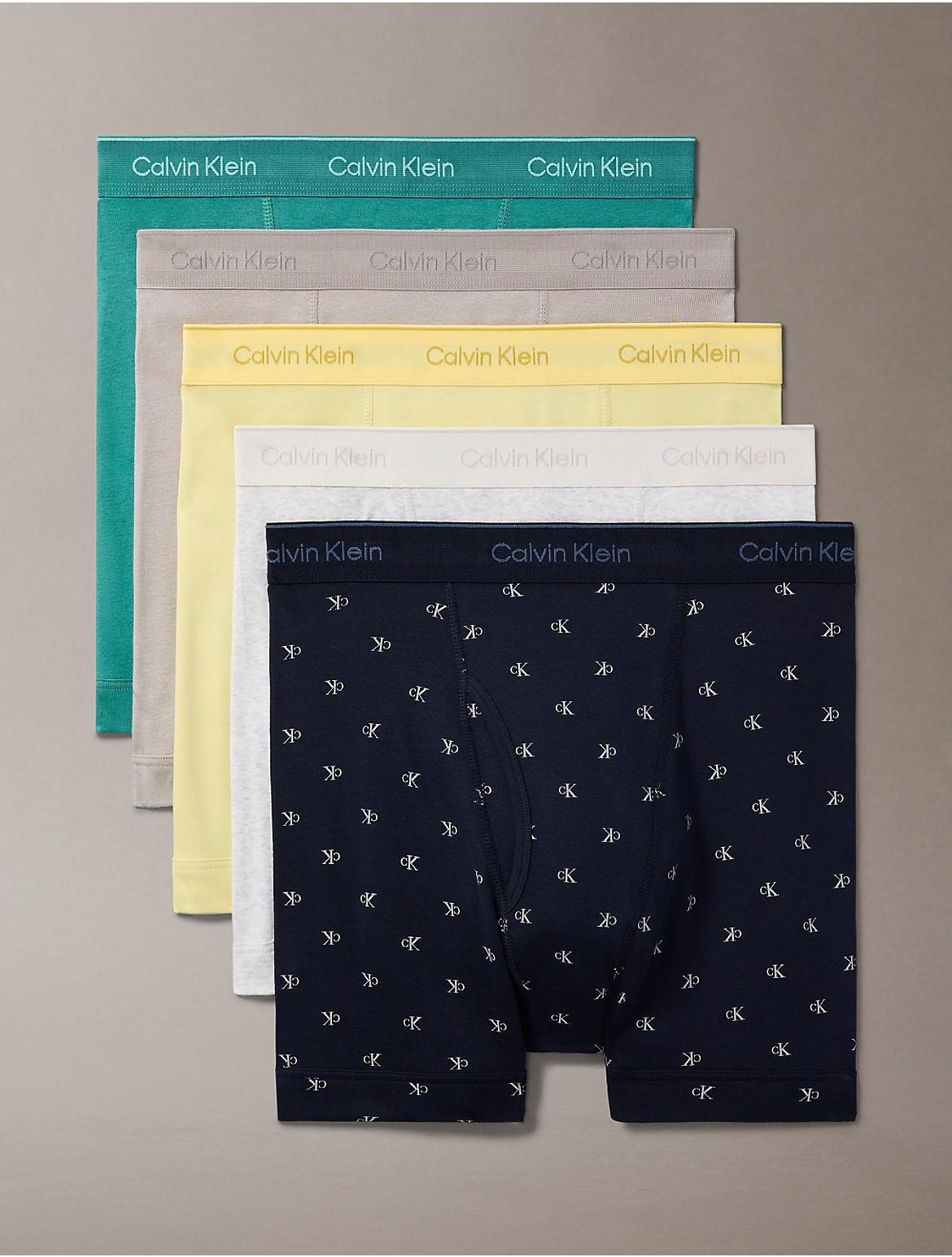 Calvin Klein Mens Cotton Classics 5-Pack Boxer Brief - Multi Product Image