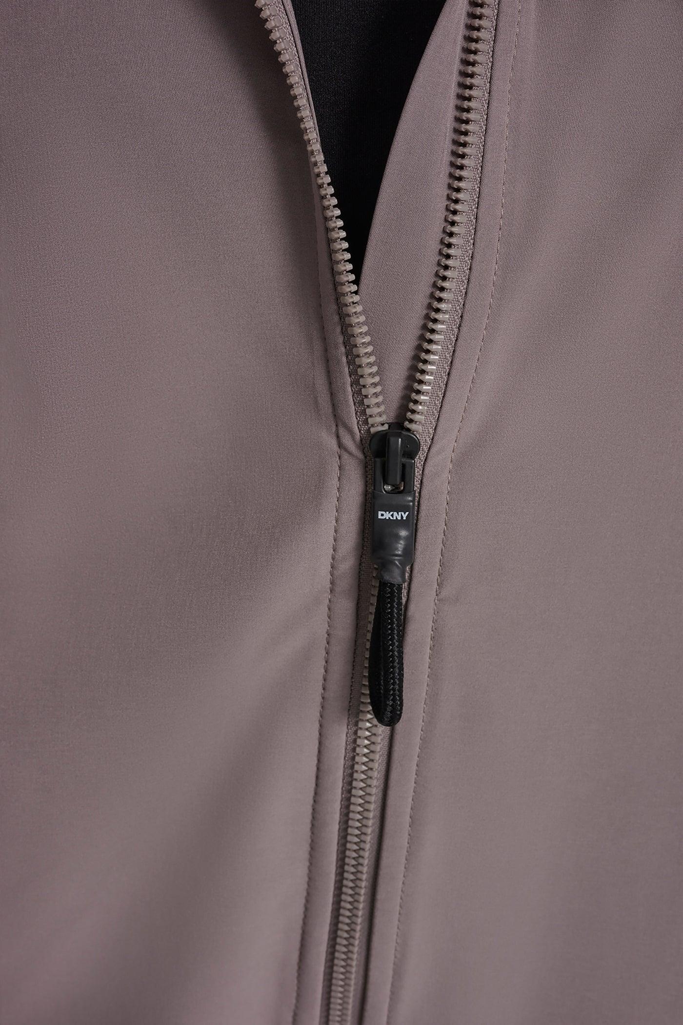 LOGO HOODED SHORT JACKET Product Image