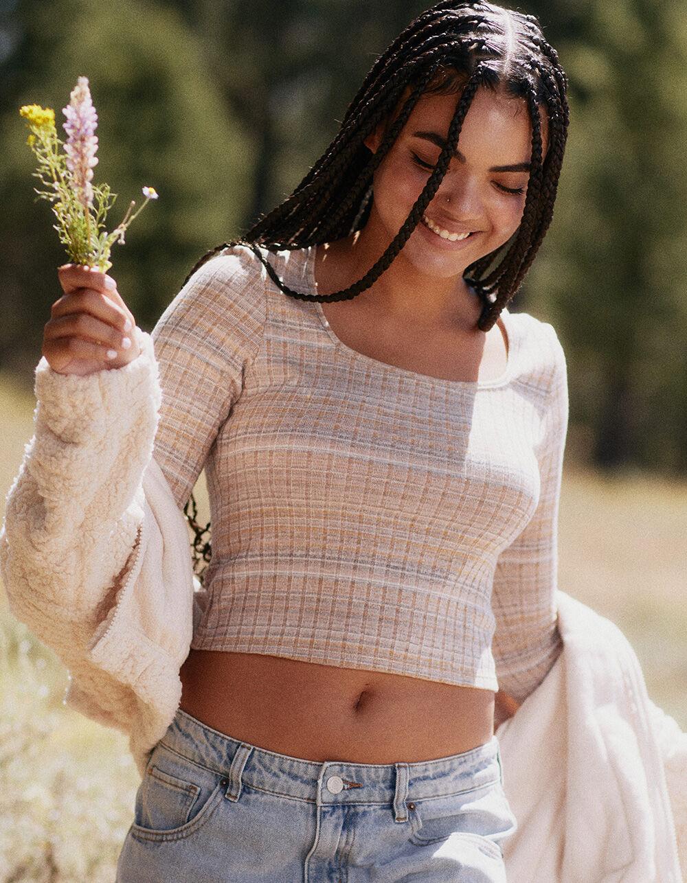 BILLABONG So Be It Womens Square Neck Top - MULTI Product Image