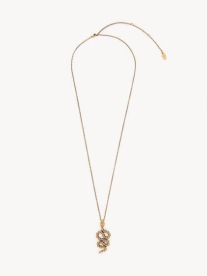 The Chloé Snake pendant necklace Product Image
