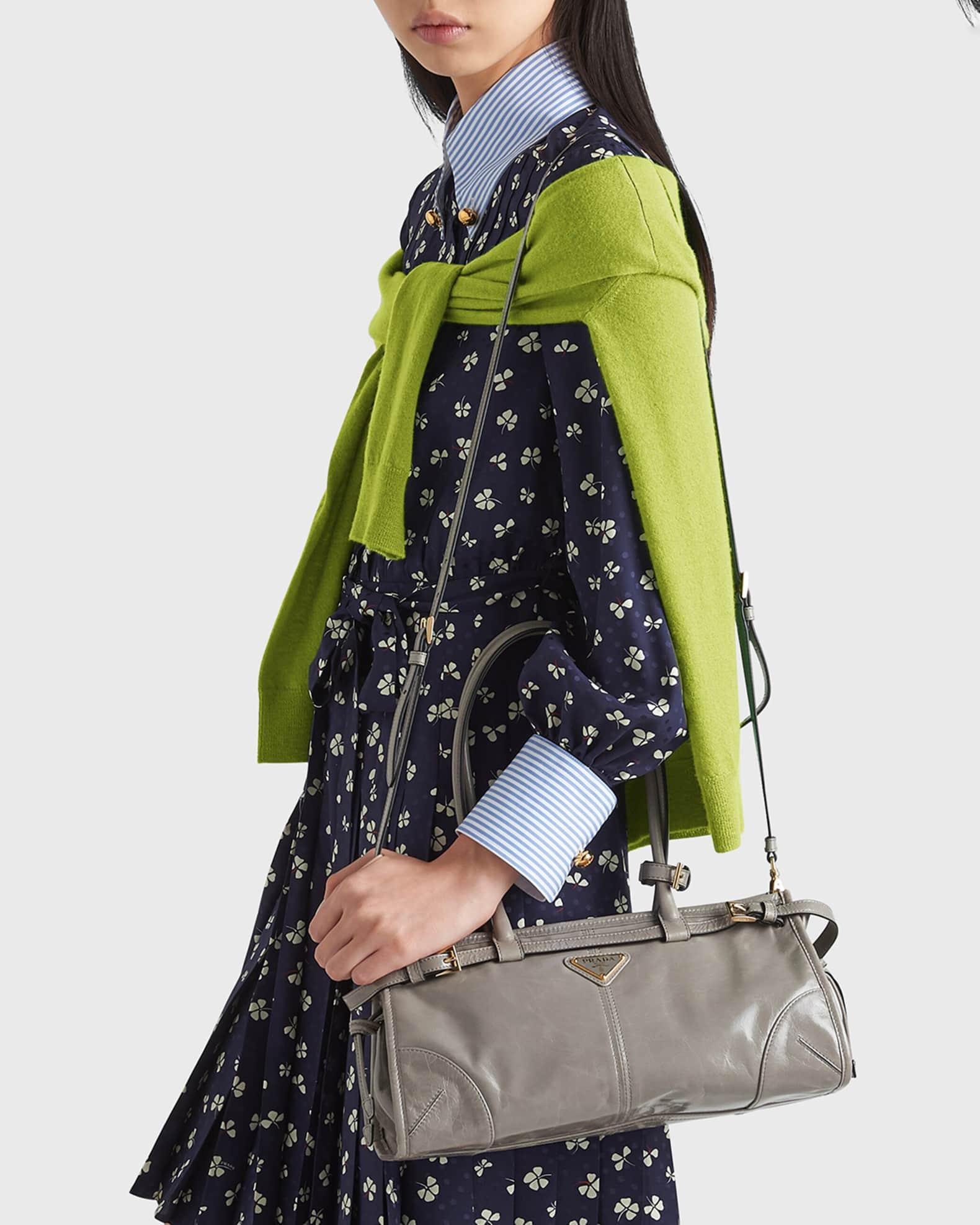 Medium East-West Leather Shoulder Bag Product Image