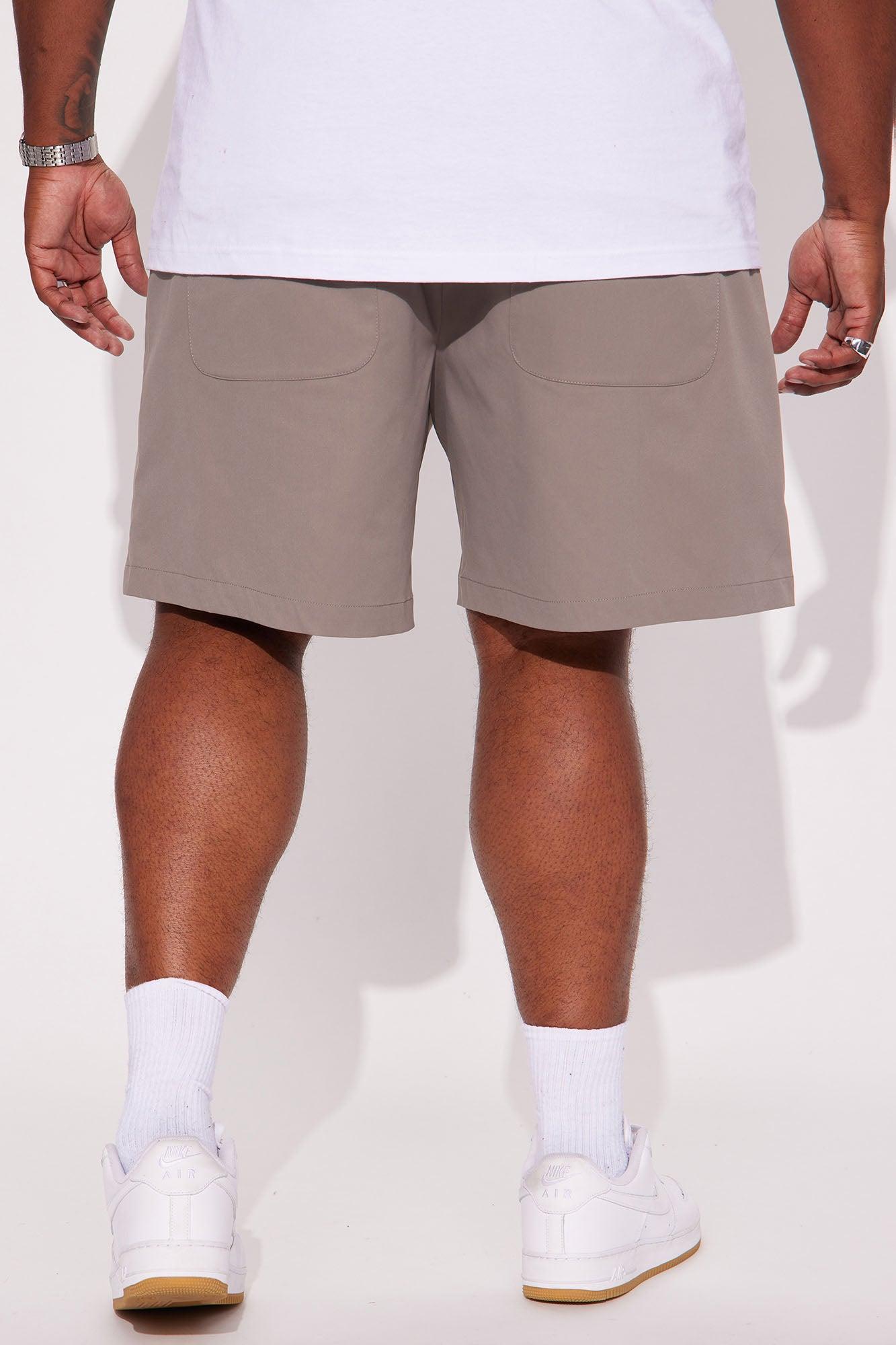 Starstruck Utility Cargo Shorts - Grey Product Image