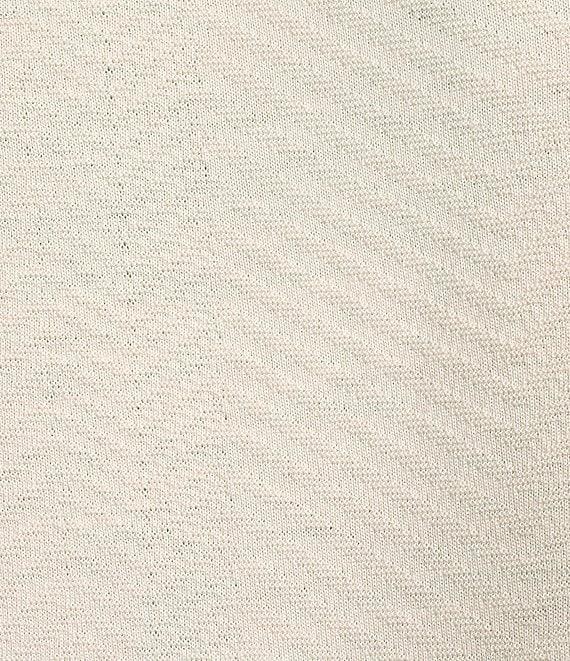 Murano Solid Performance Textured Pattern Long Sleeve Mock Neck Sweater Product Image