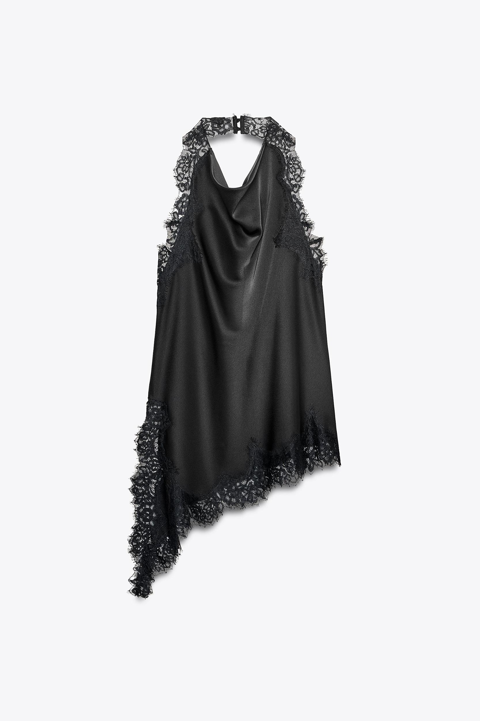 ZW COLLECTION LACE HALTER TOP Product Image