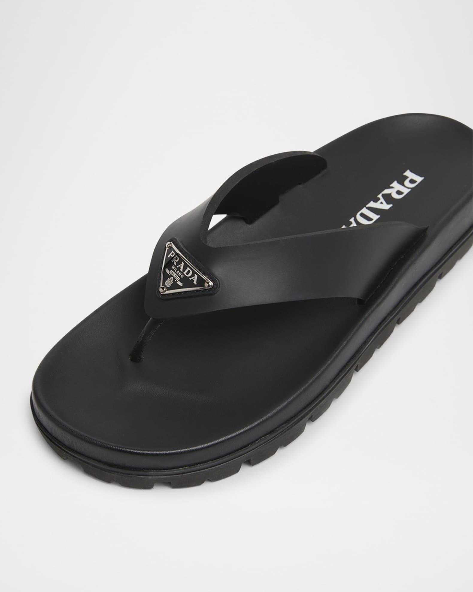Rubber Thong Slide Sandals Product Image