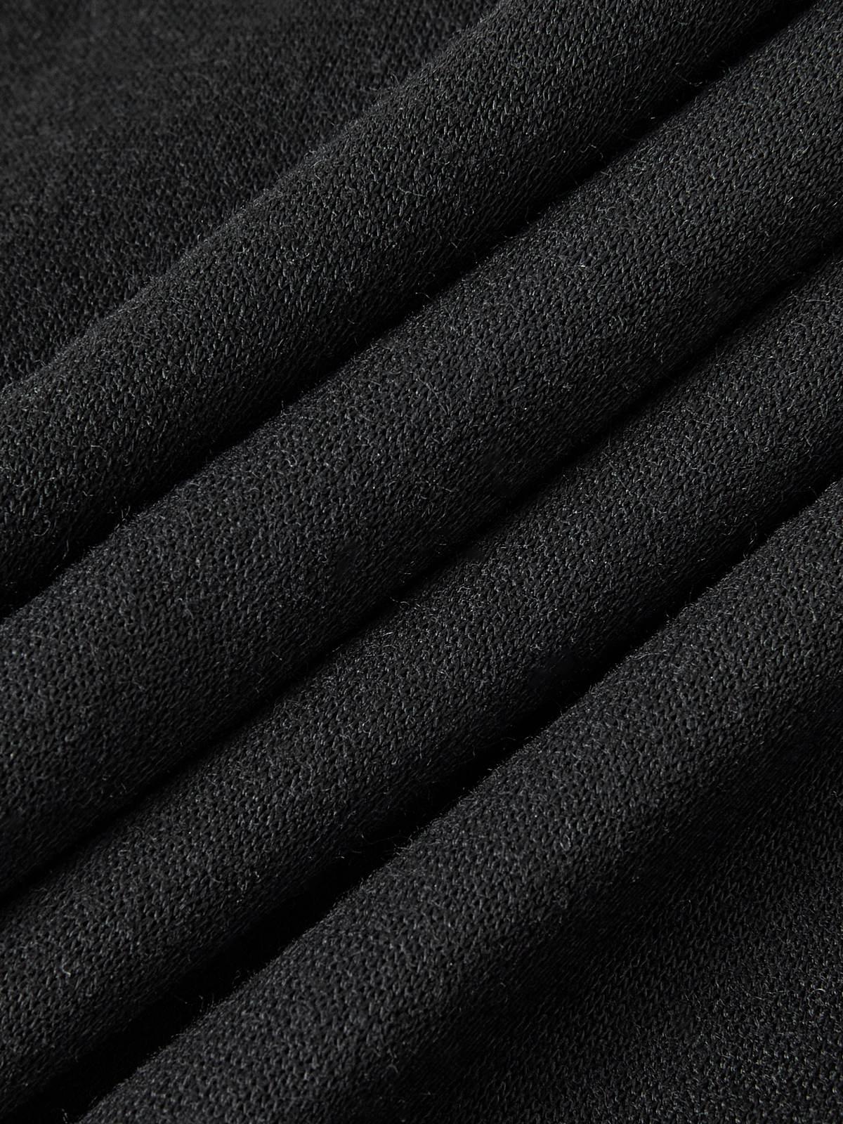 Patchwork Striped Crew Sweatshirt Product Image