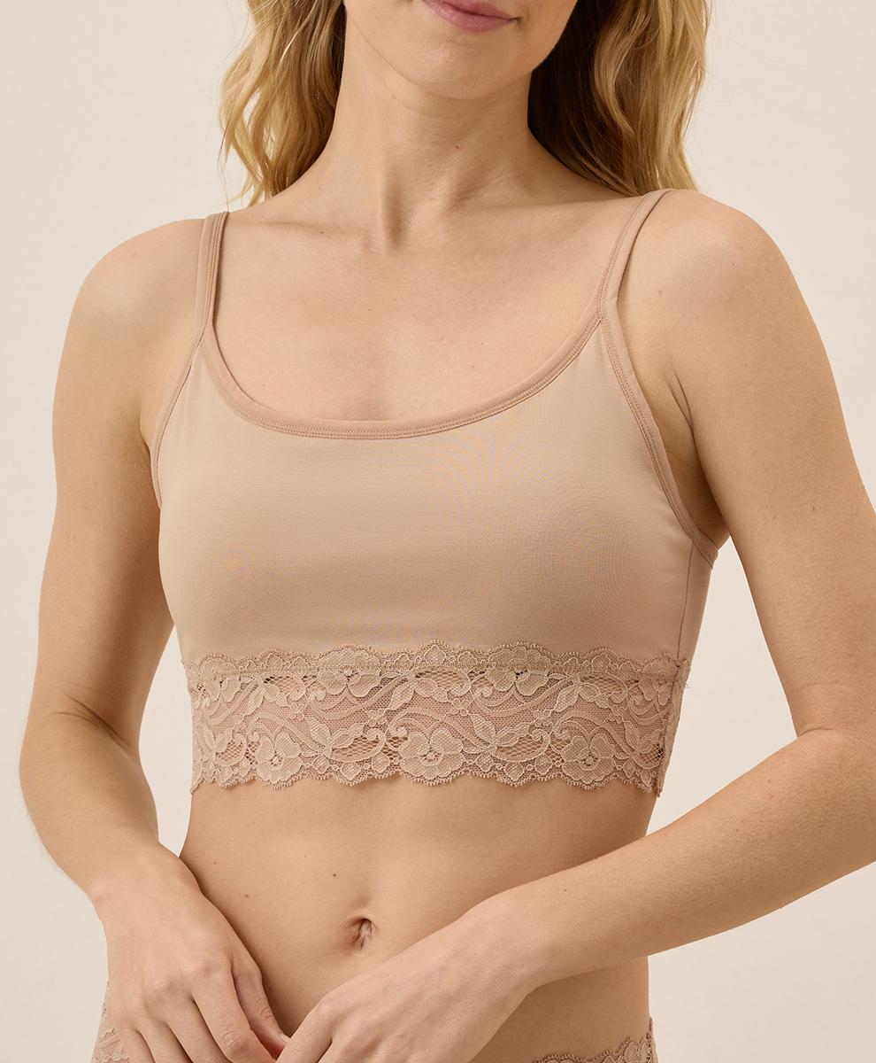 Womens Lace Smooth Cup Bralette 3XL Product Image
